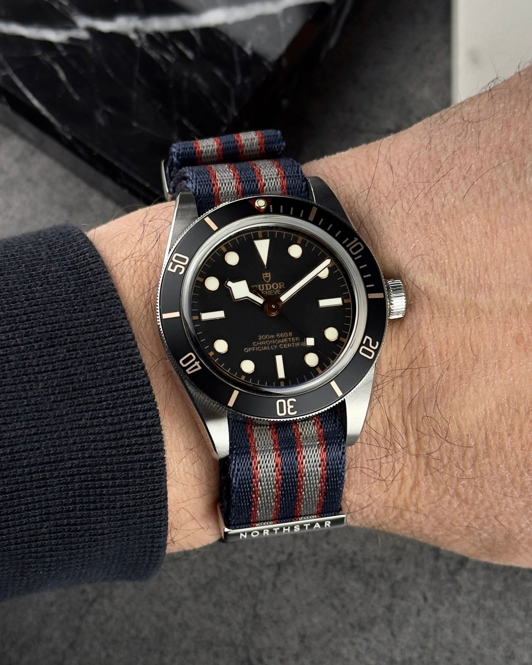 Over & Under-Nylon Single Pass Polyamide Watch Strap-Commander