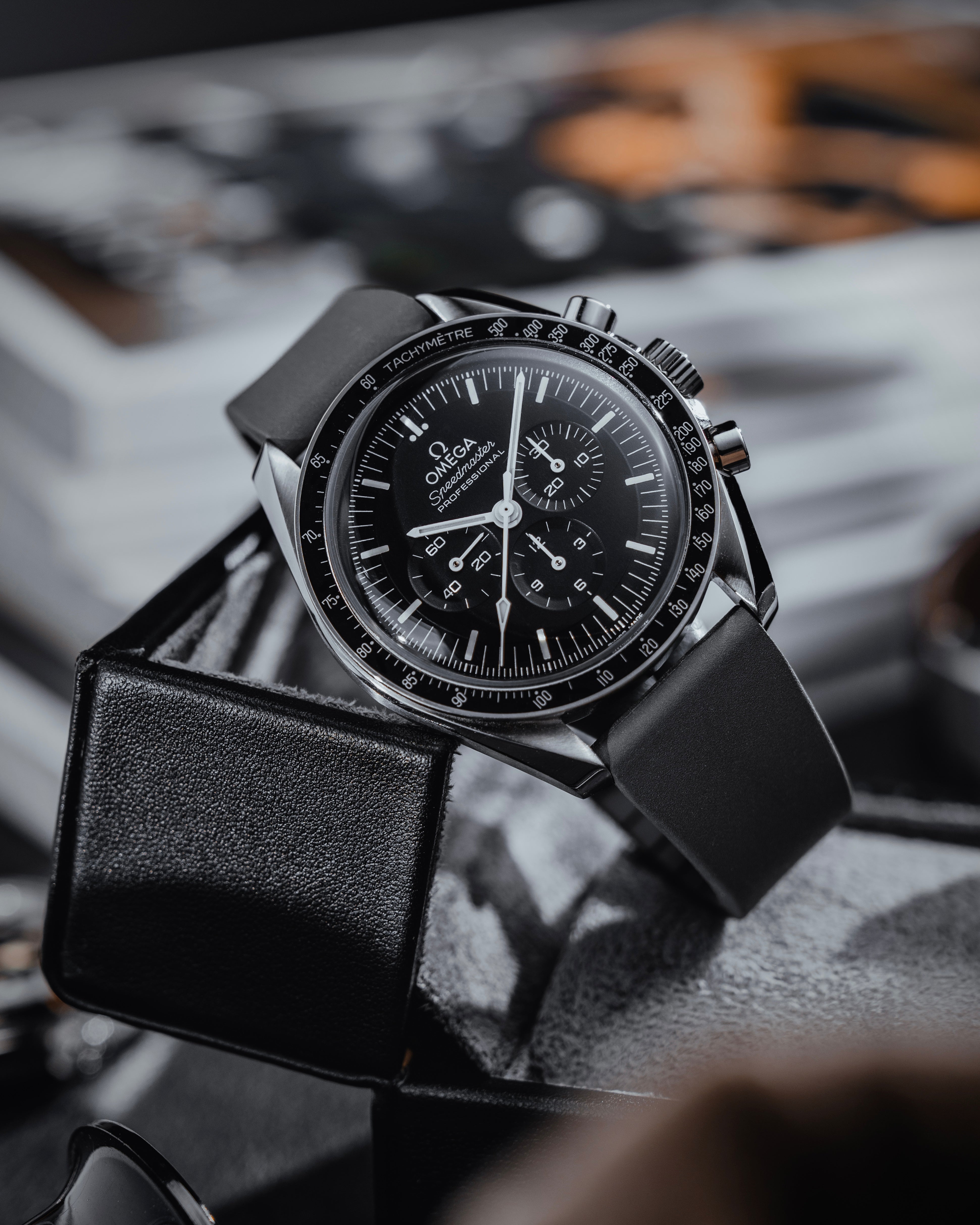 CTS | CUT-TO-SIZE FKM RUBBER WATCH STRAP GREY