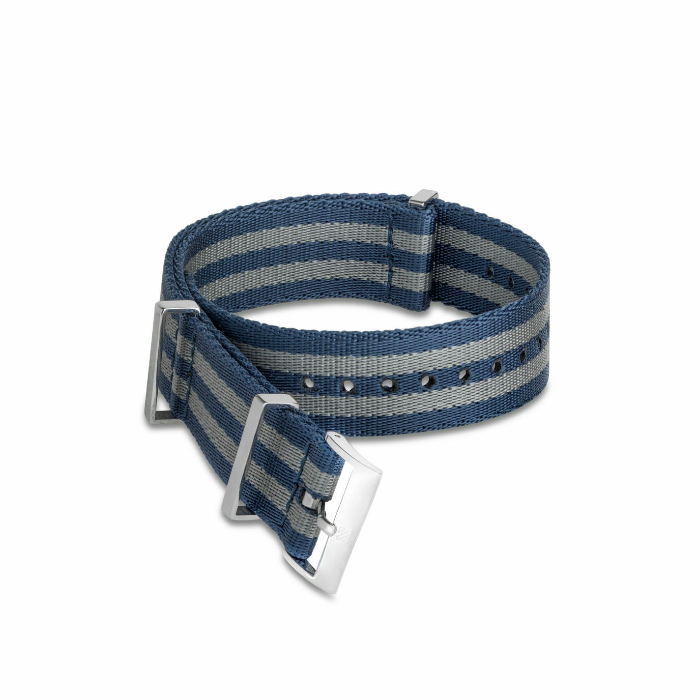 Over & Under-Nylon Single Pass Polyamide Watch Strap-Blue Bond