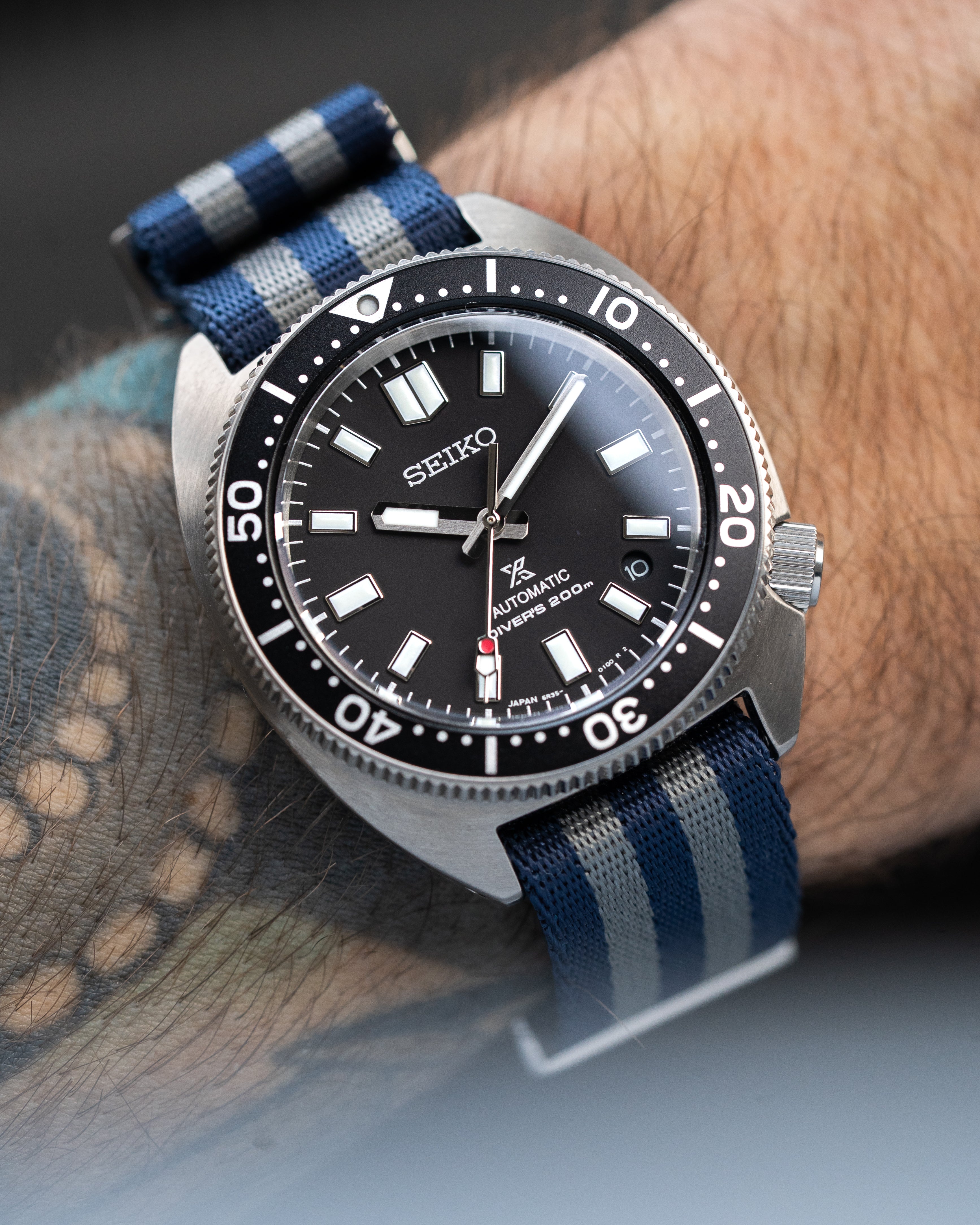 Over & Under-Nylon Polyamide Watch Strap-Blue Bond