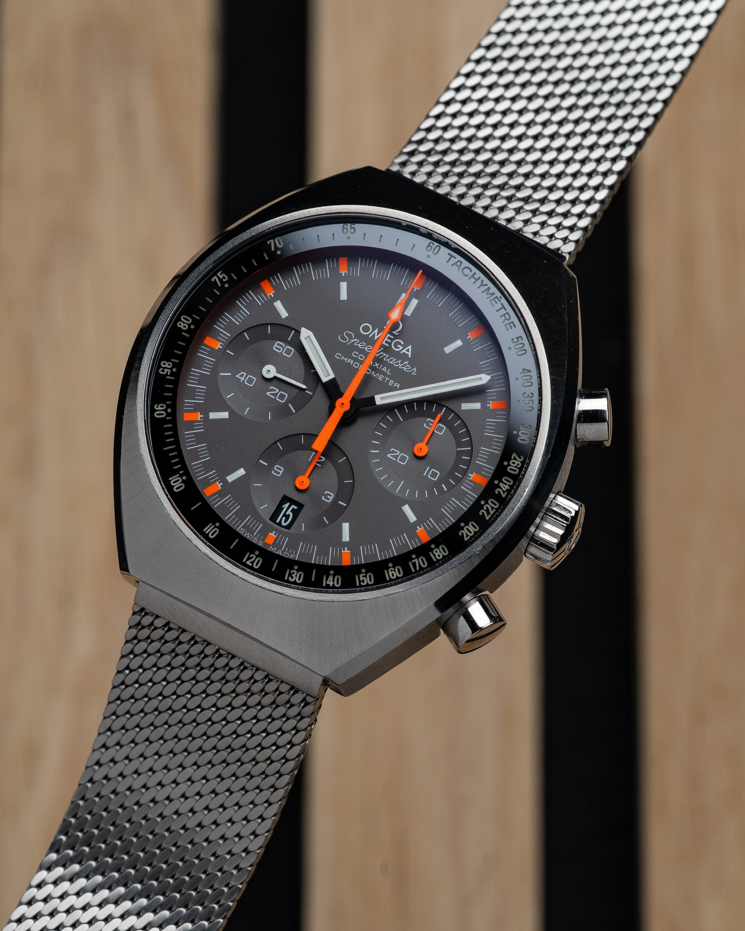 M-TYPE: 20mm Milanese Mesh Two-Piece Watch Bracelet