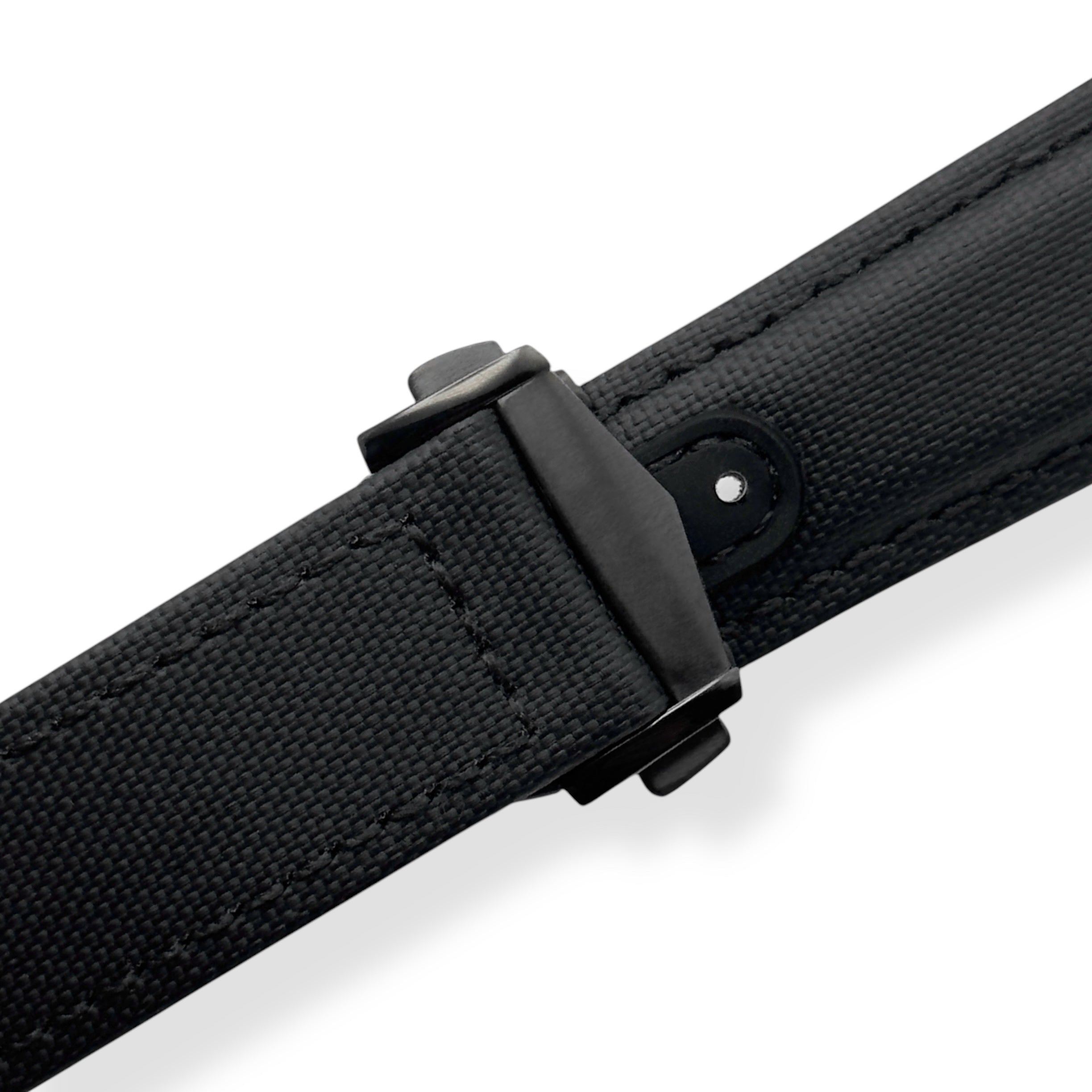DEPLOY-Premium Navy Blue Sailcloth Deployant Watch Strap
