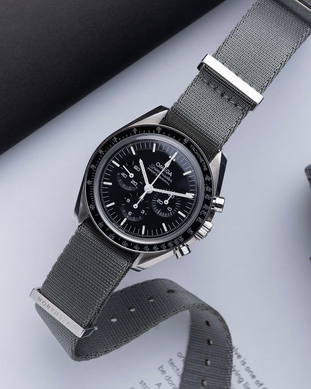 Over & Under-Nylon Polyamide Watch Strap-Grey