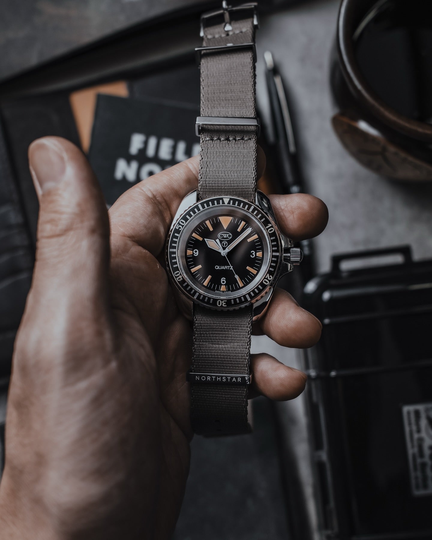 Over & Under-Nylon Polyamide Watch Strap-Grey
