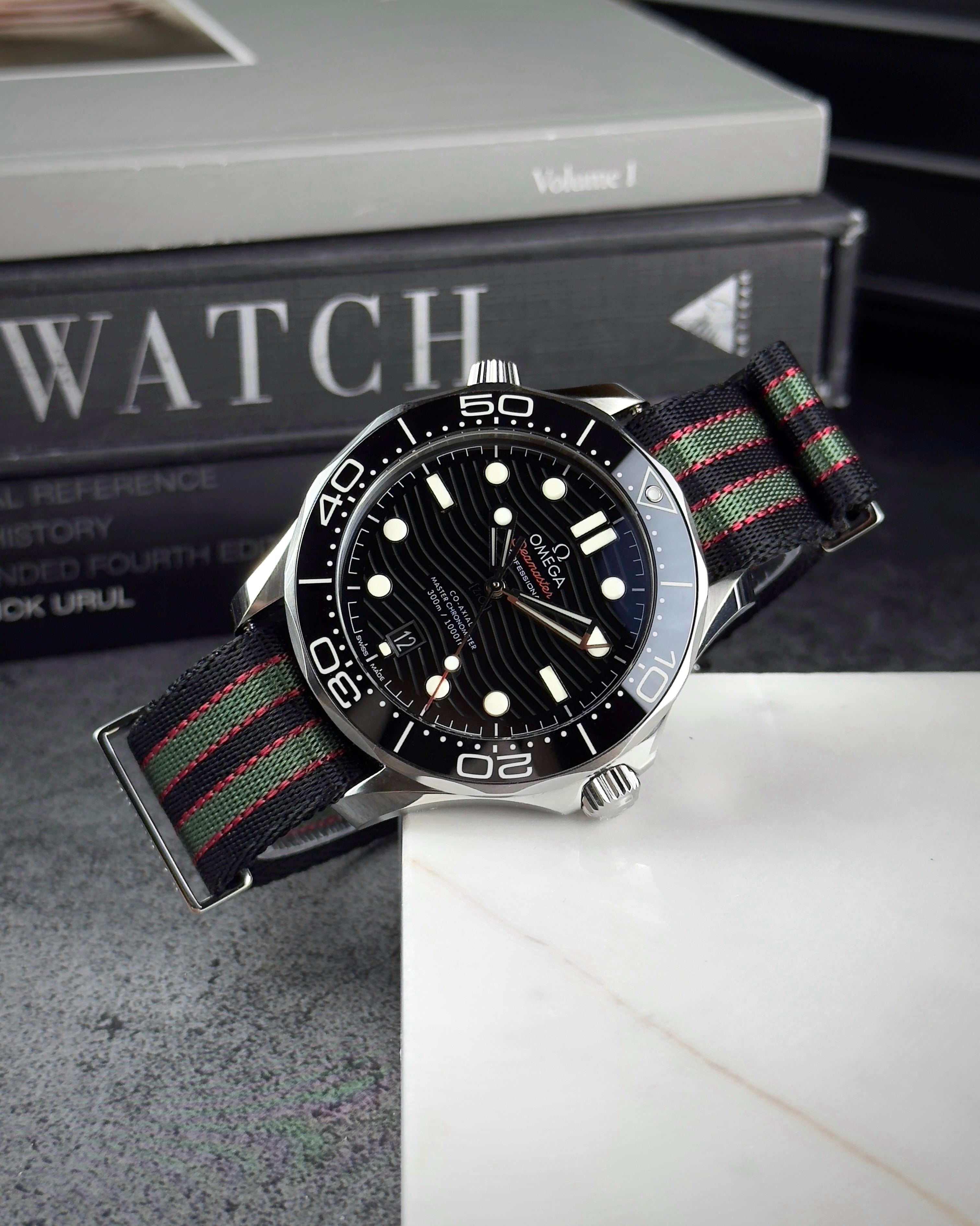 Over & Under-Nylon Single Pass Polyamide Watch Strap-Vintage Bond