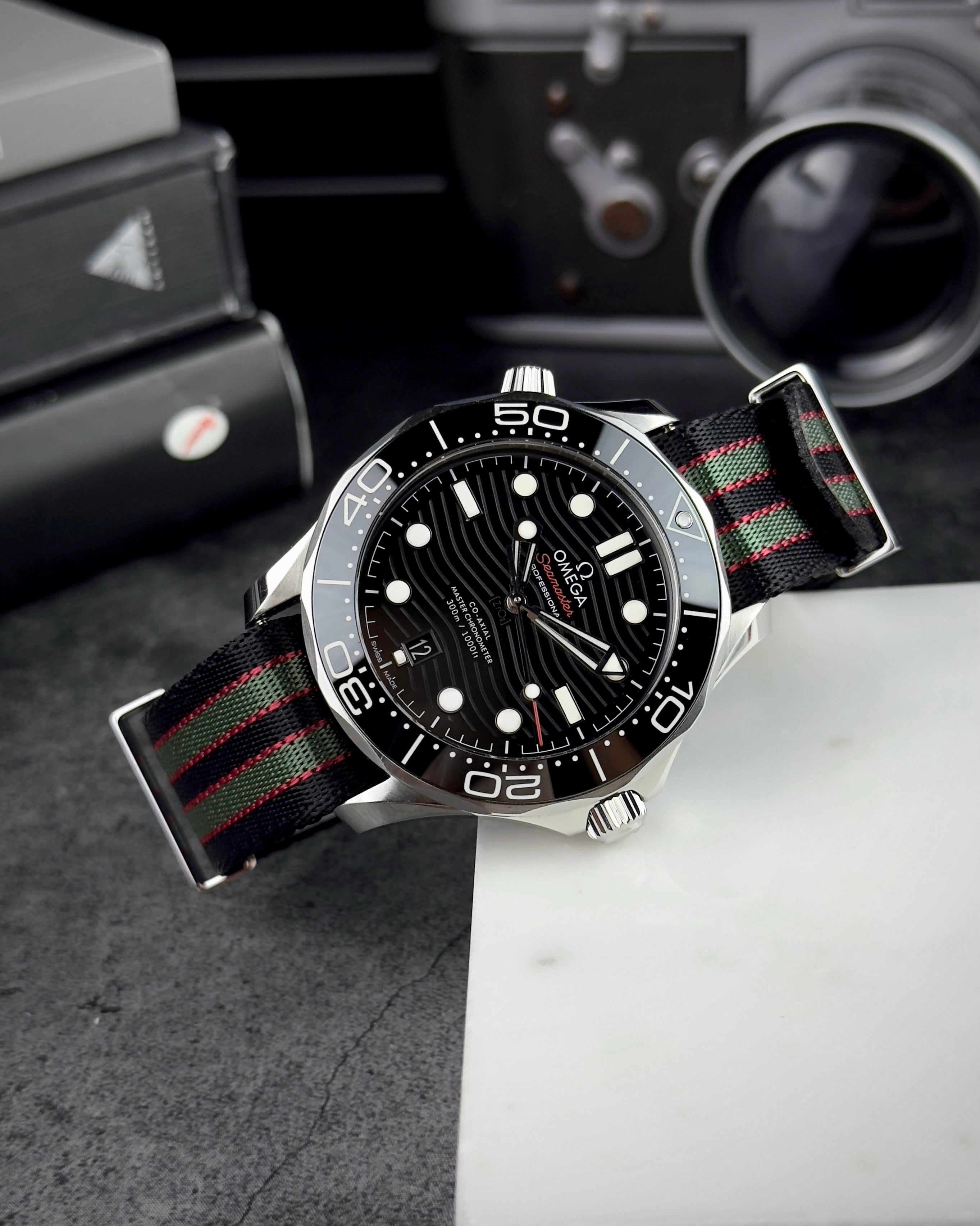 Over & Under-Nylon Single Pass Polyamide Watch Strap-Vintage Bond