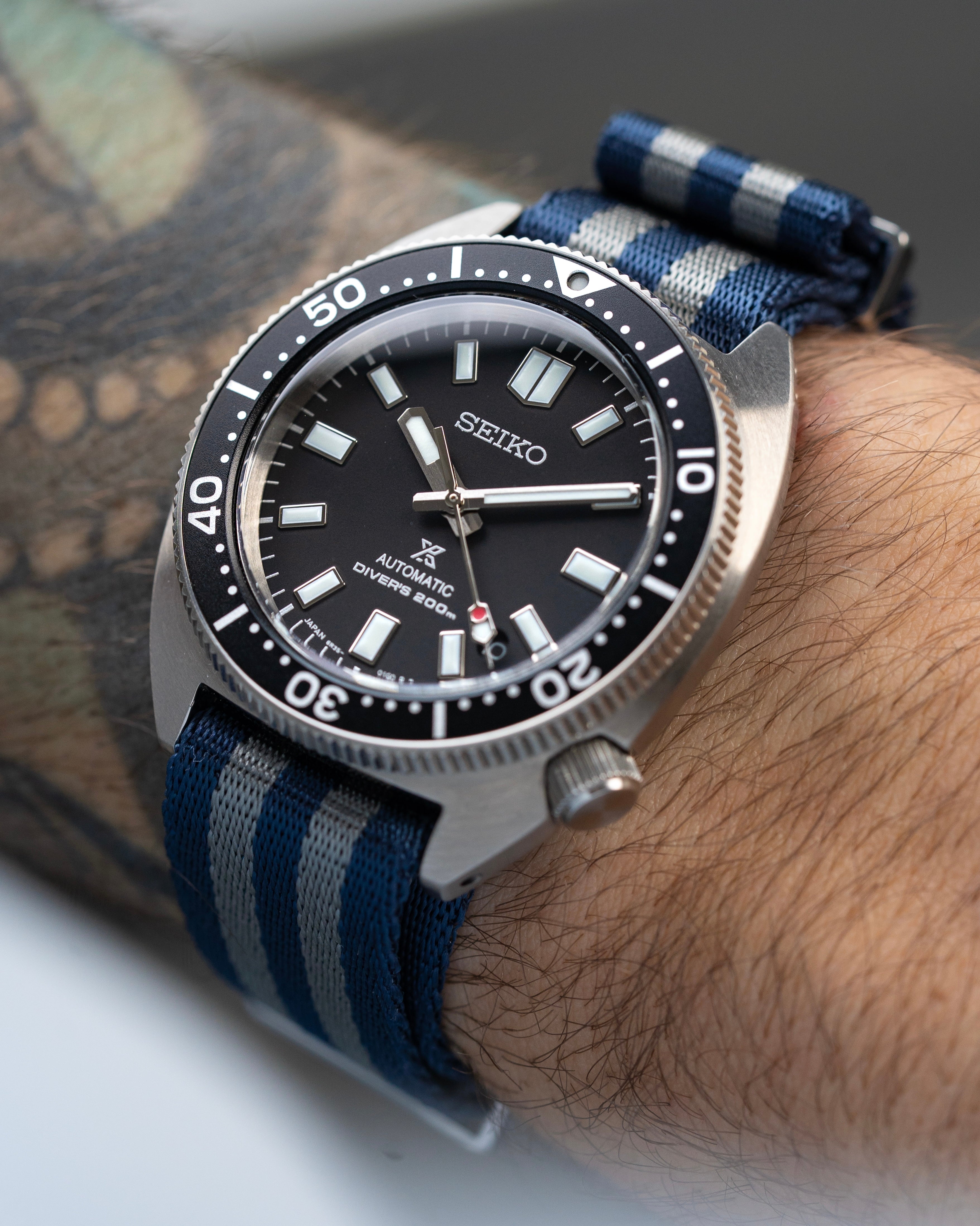 Over & Under-Nylon Polyamide Watch Strap-Blue Bond
