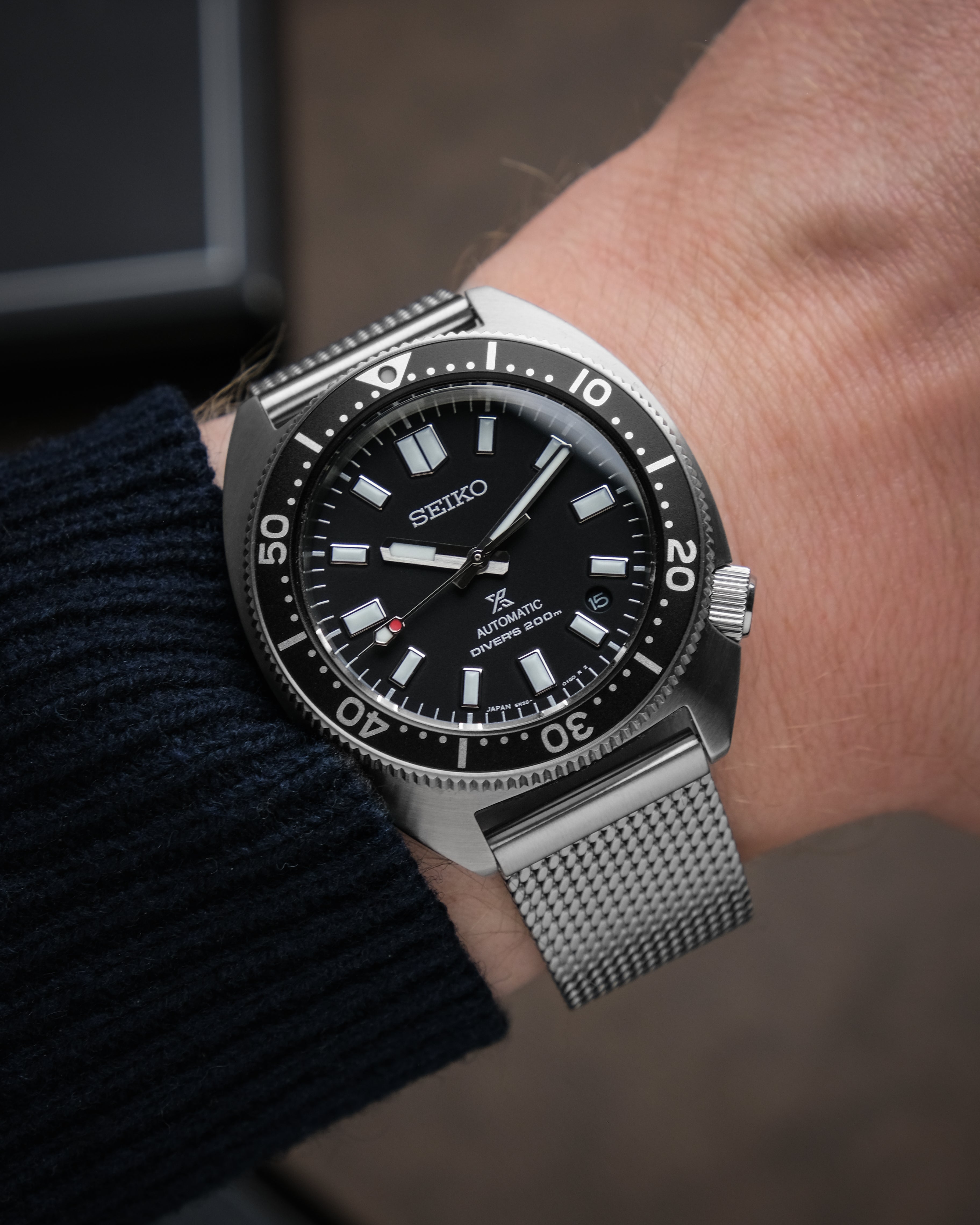 M-TYPE: 20mm Milanese Mesh Two-Piece Watch Bracelet