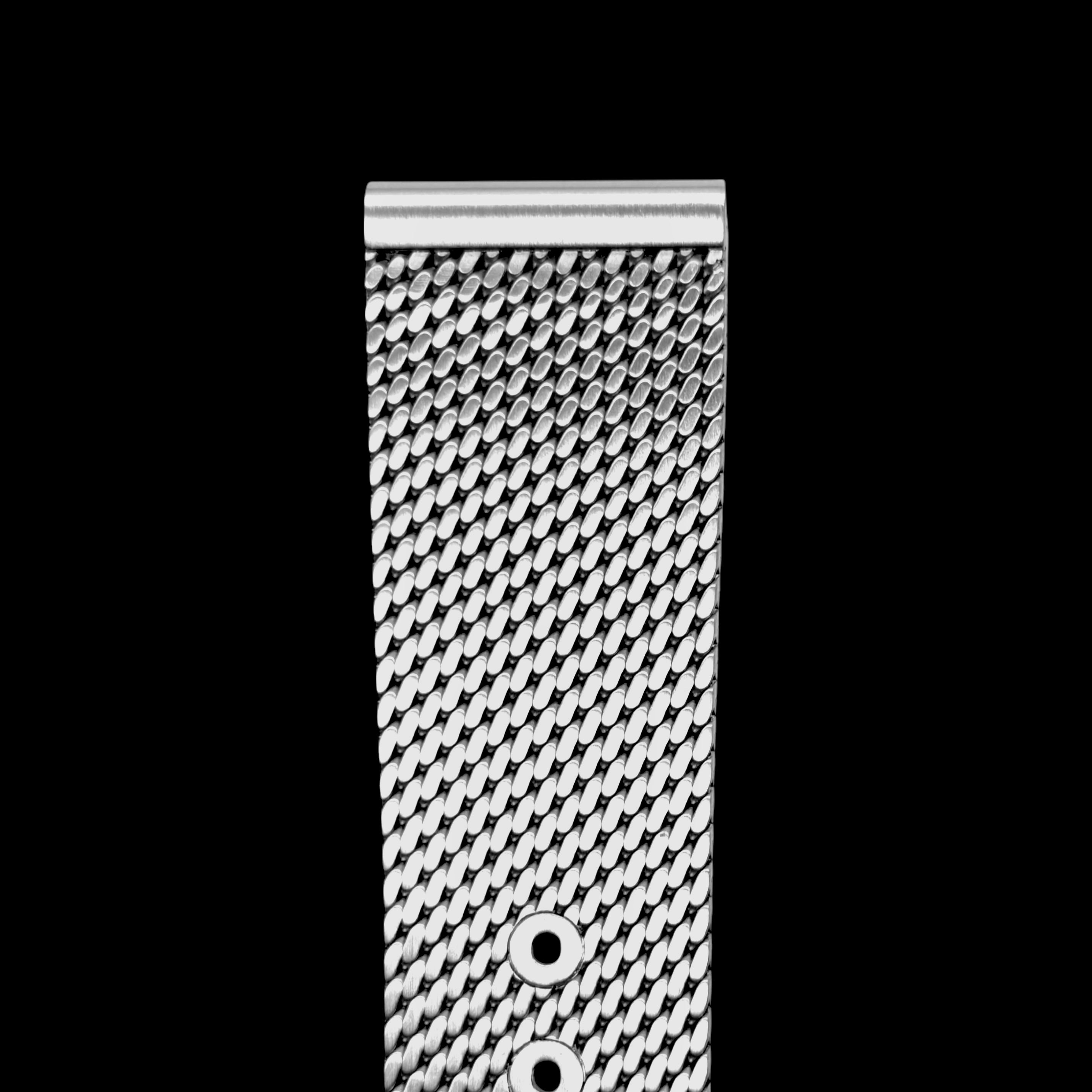 M-TYPE: 20mm Milanese Mesh Two-Piece Watch Bracelet